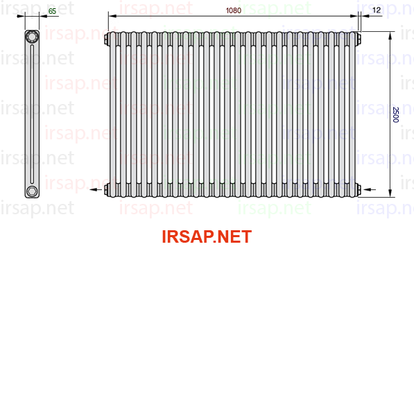 Радиатор IRSAP Tesi 22500/24 T08 CL 01